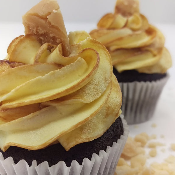 Chocolate and Butterscotch Cupcake