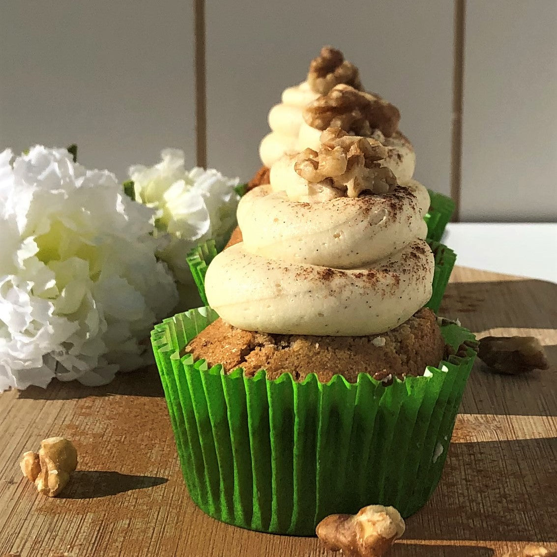 Spicy Walnut Cupcake